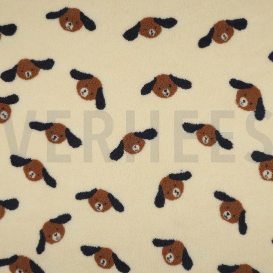 TEDDY JACQUARD HUNDEN BEIGE / BRAUN #7