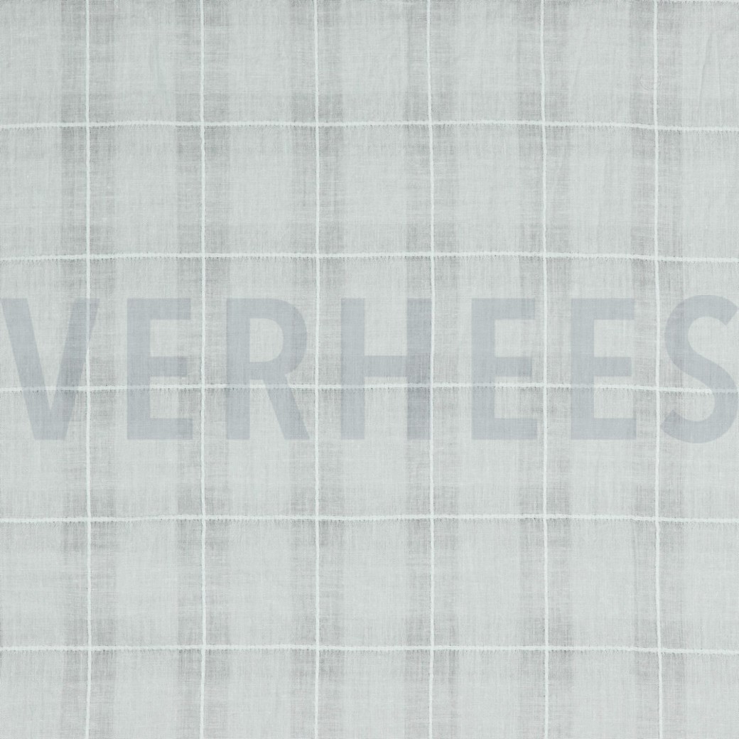 COTTON VOILE DOBBY WHITE