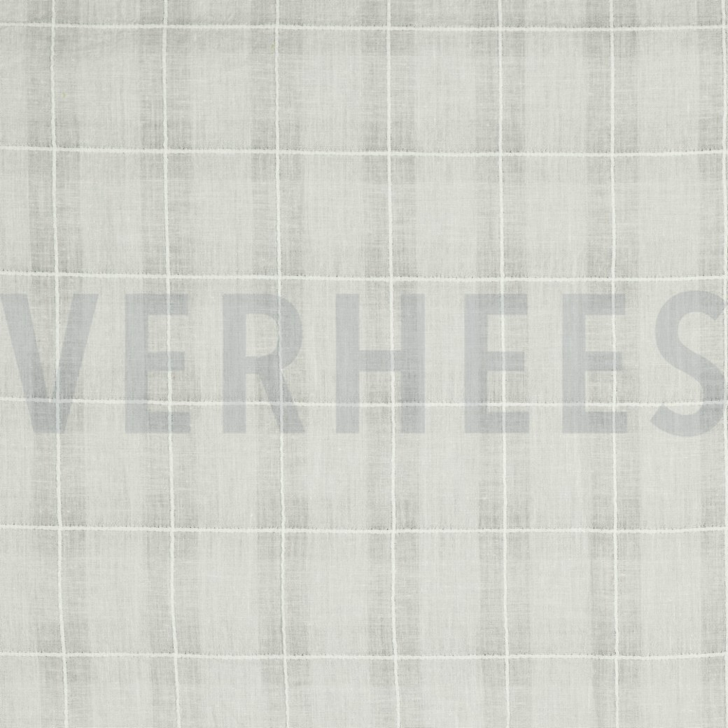 COTTON VOILE DOBBY OFF WHITE