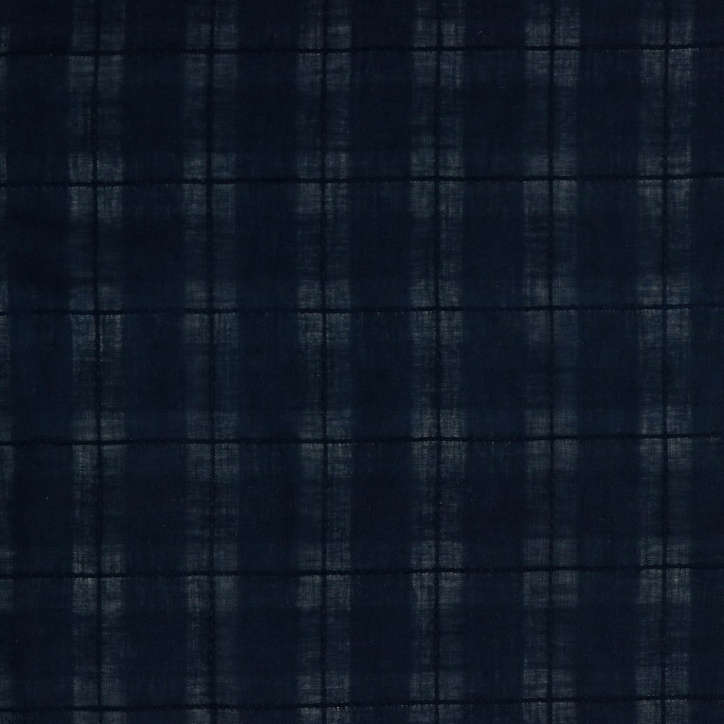 COTTON VOILE DOBBY NAVY