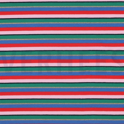 RIPPJERSEY GARNGEFÄRBT STREIFEN MEHRFARBIG (hover)