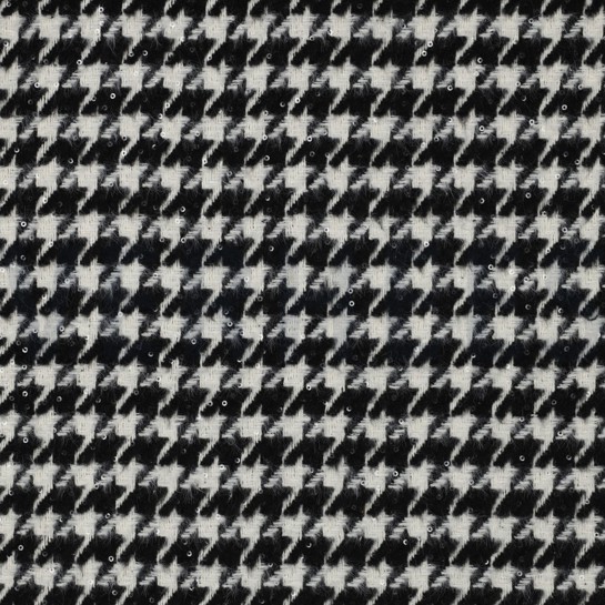 PIED DE POULE PAILLETES ZWART #7