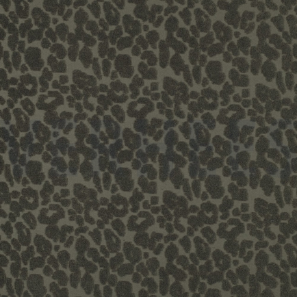 BAUMWOLLE FROTTEE GESTRICKT TIERHAUT DUNKELGRÜN (hover)