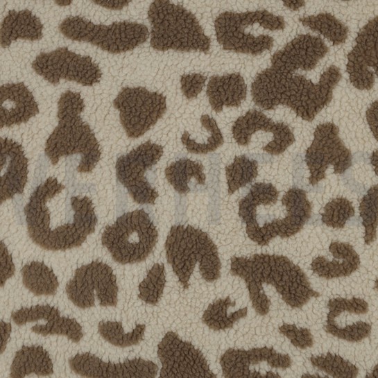 TEDDY JACQUARD TIERHAUT TAUPE #7