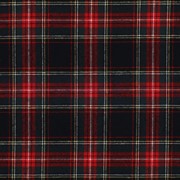 COTTON YARN DYED BRUSHED CHECKS NAVY/RED (thumbnail)