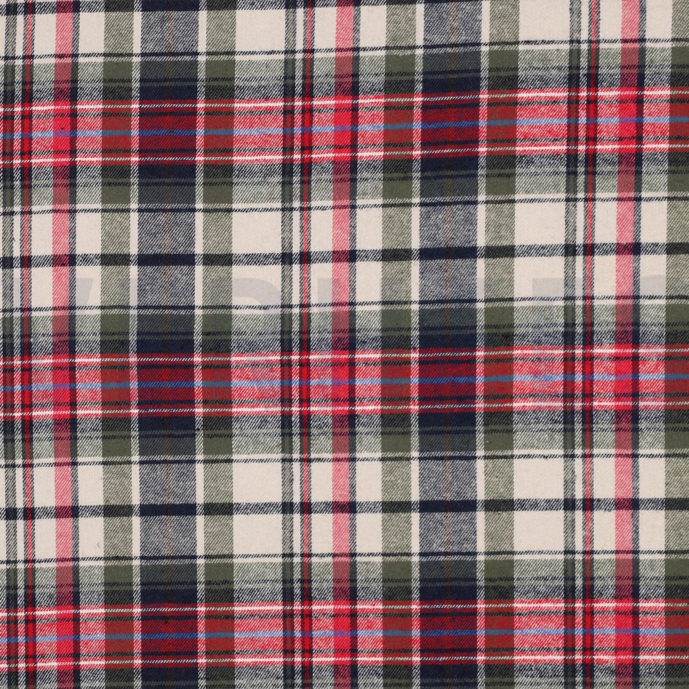 COTTON YARN DYED BRUSHED CHECKS PICKLE