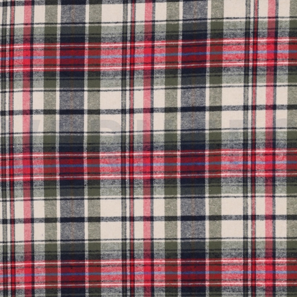 COTTON YARN DYED BRUSHED CHECKS PICKLE (hover)