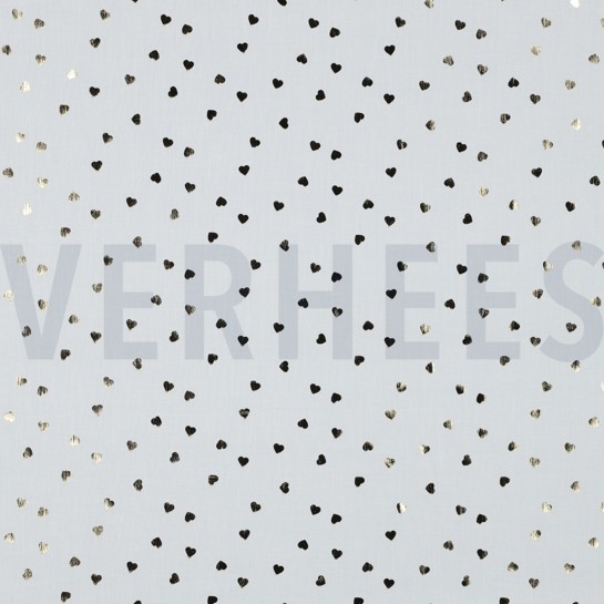 KATOEN FOLIE HARTJES WIT #7