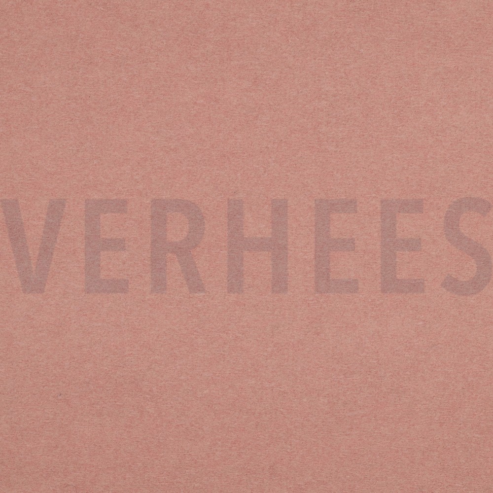 MERINO WOOL FLEECE OLD ROSE (hover)
