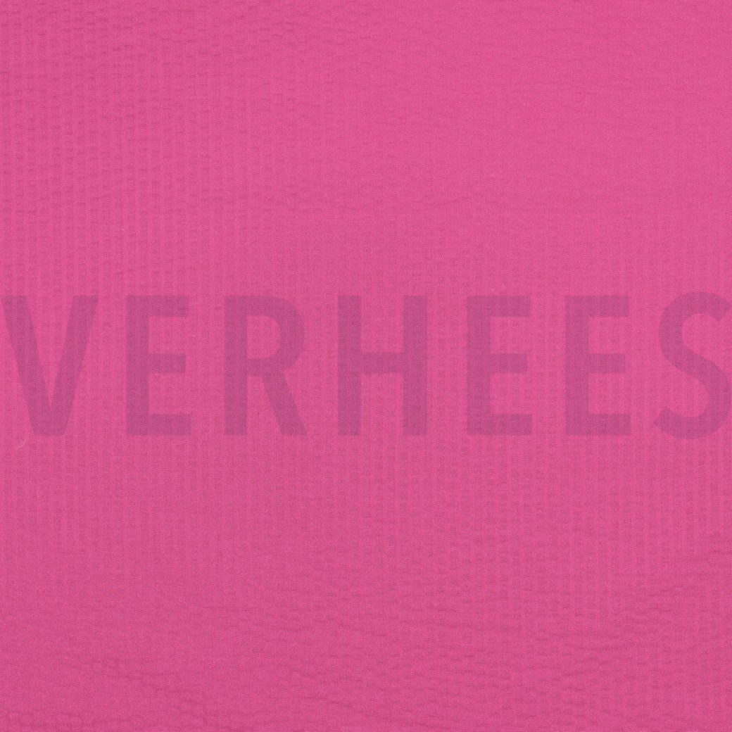 COTTON JACQUARD SEERSUCKER FUCHSIA