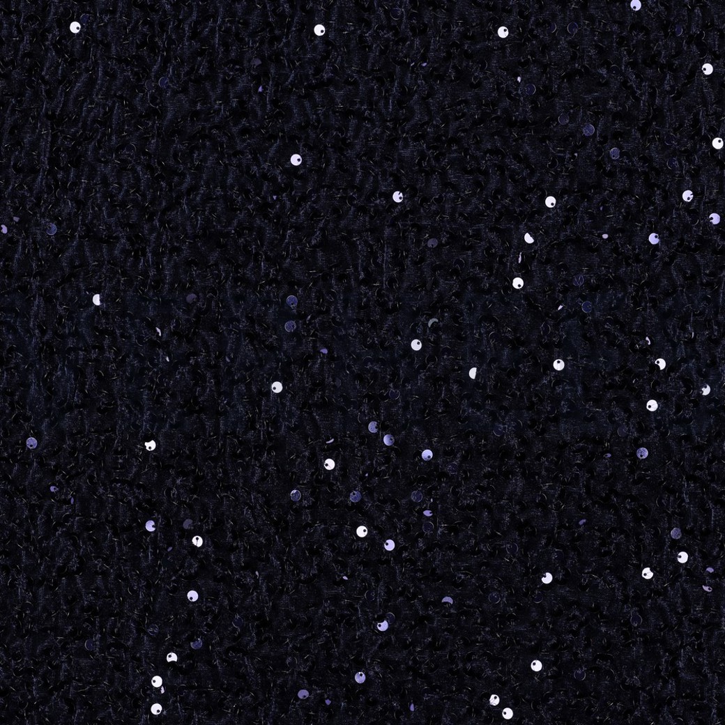 SEQUINS VELVET NAVY