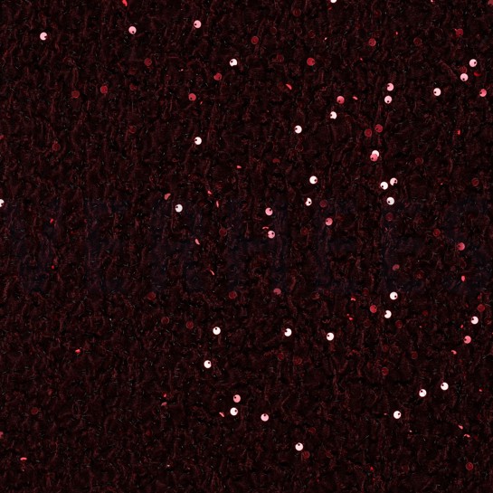 SEQUINS VELVET BORDEAUX #7