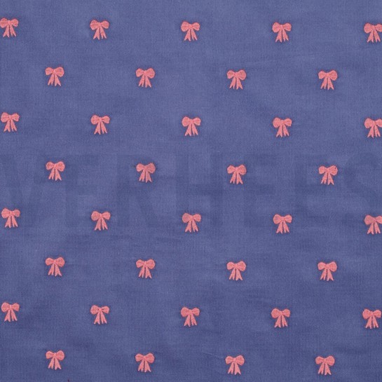 BABYCORD EMBROIDERY BOWS JEANS #7