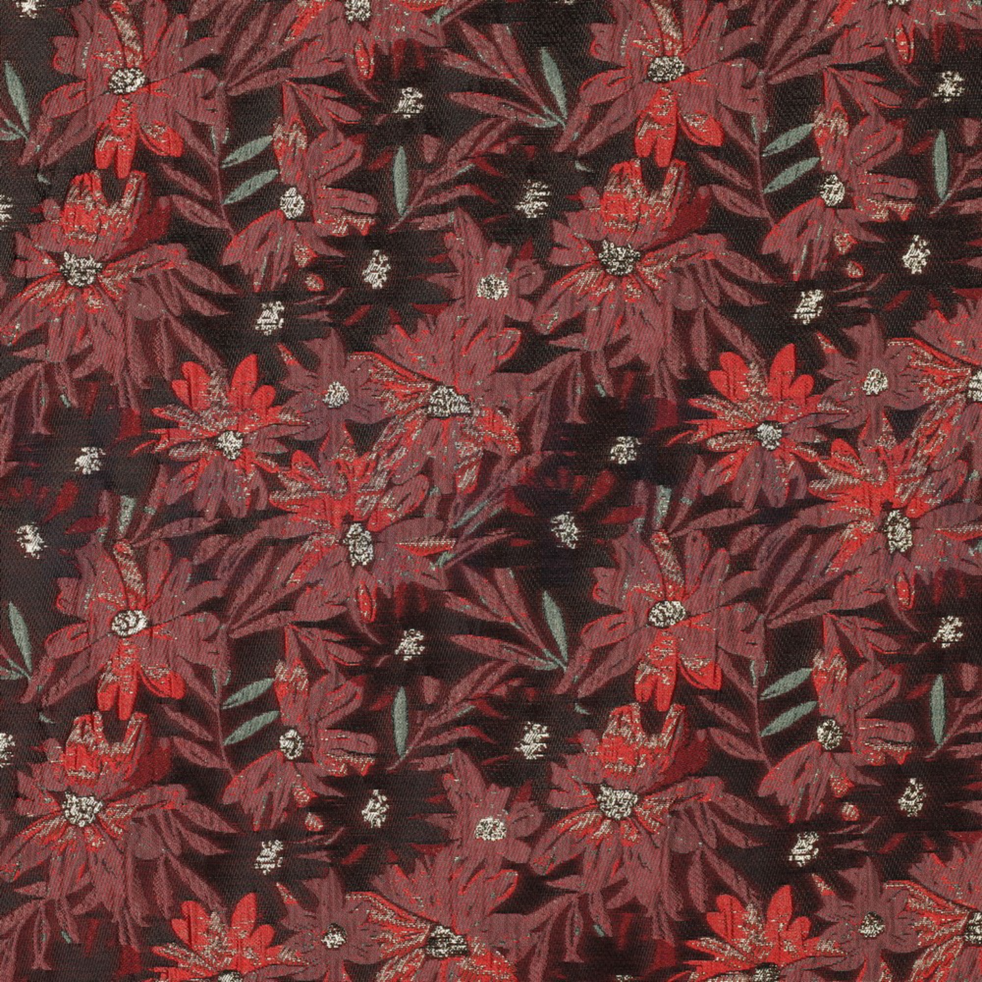 JACQUARD FLOWERS BORDEAUX (high resolution)