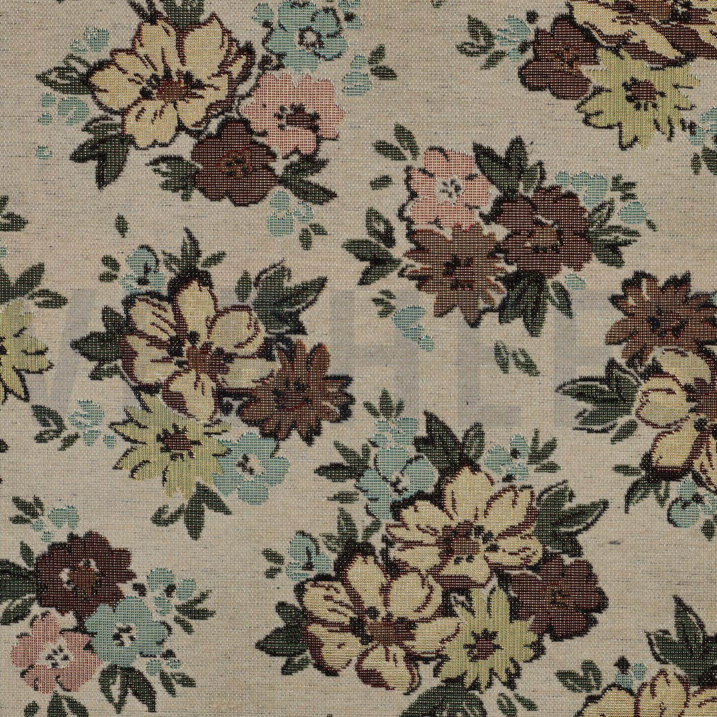 GOBELIN CHENILLE FLOWERS SAND
