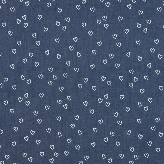 DENIM HEARTS INDIGO #7