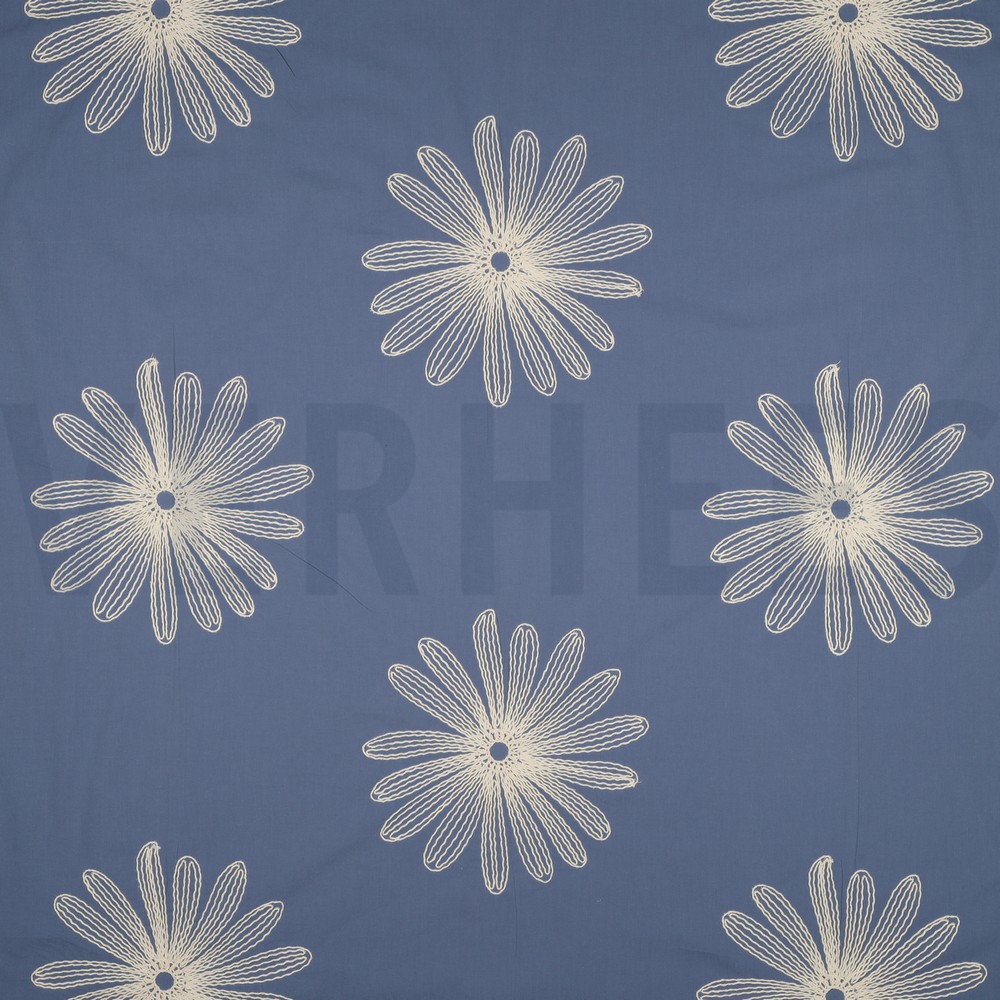 COTTON EMBROIDERY FLOWERS JEANS