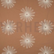 COTTON EMBROIDERY FLOWERS CINNAMON (thumbnail)