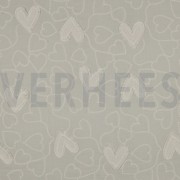 COTTON VOILE HEARTS ECRU (thumbnail)