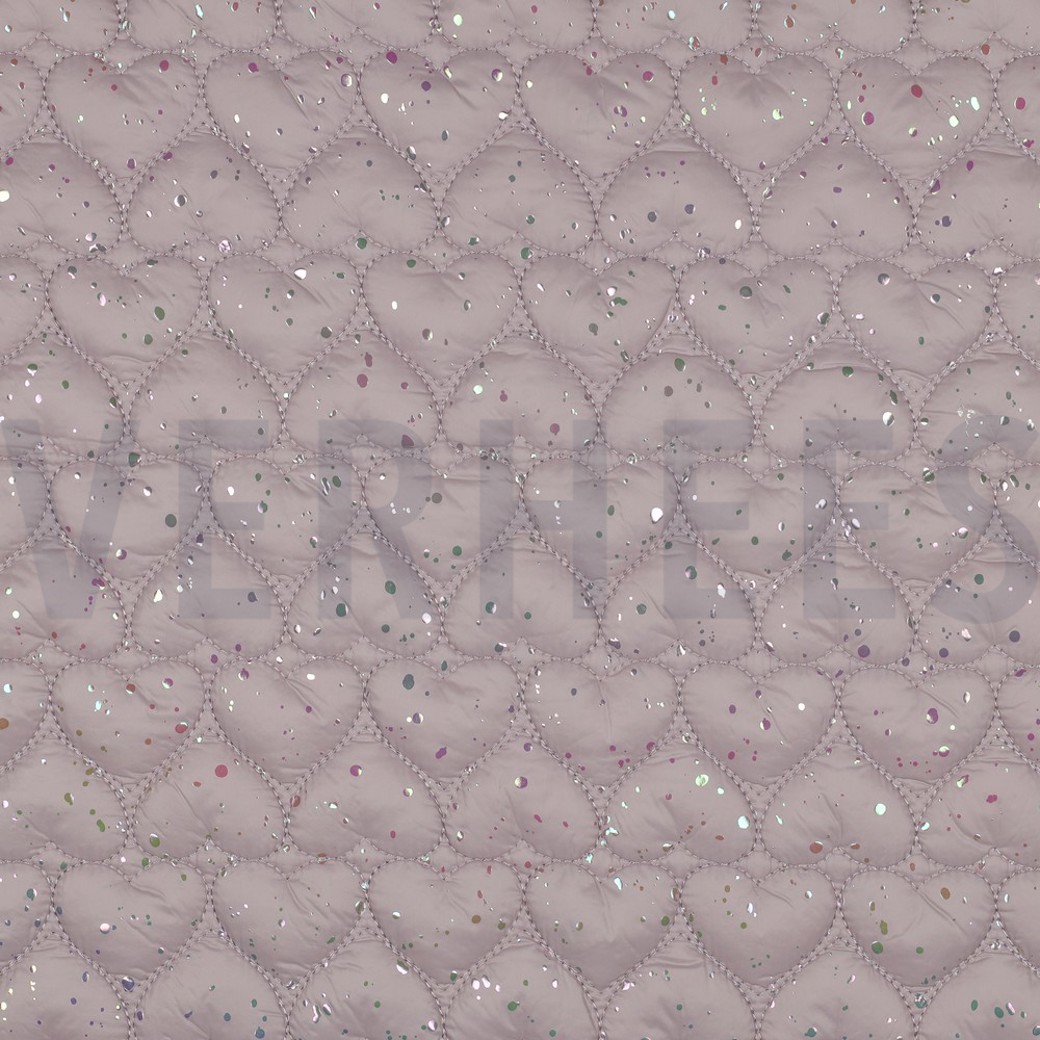 STEPPED FOIL HEARTS DARK POWDER