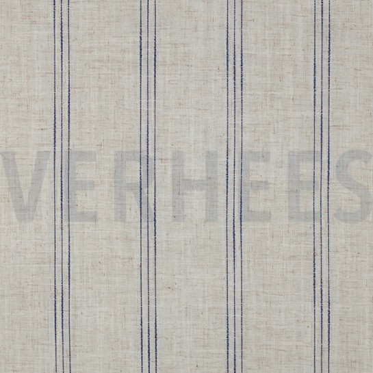 LINEN VISCOSE STRIPES BLUE #7
