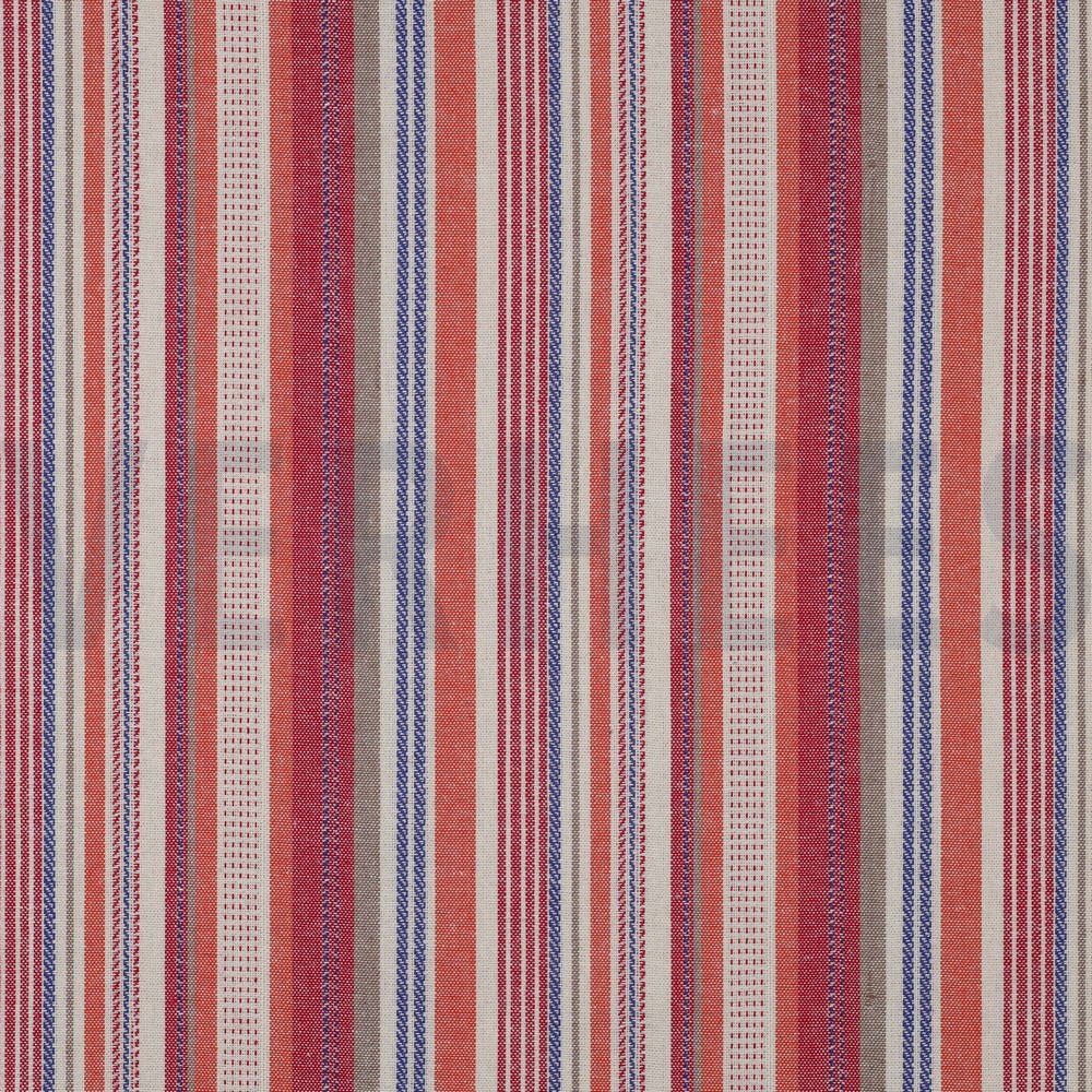 LINEN VISCOSE  YARN DYED STRIPES MULTICOLOUR (hover)