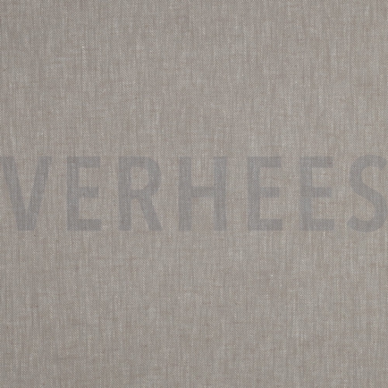 LINEN COTTON HERRINGBONE BEIGE (hover)