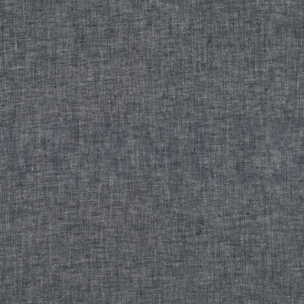 LINEN COTTON HERRINGBONE NAVY (hover)