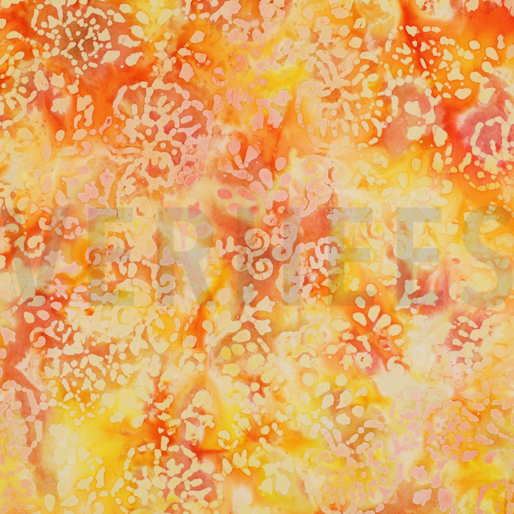HANDCRAFTED BATIK VISCOSE YELLOW