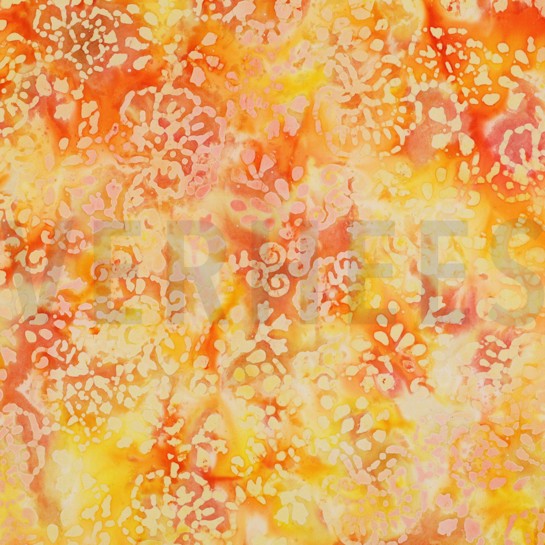 HANDCRAFTED BATIK VISCOSE YELLOW #7