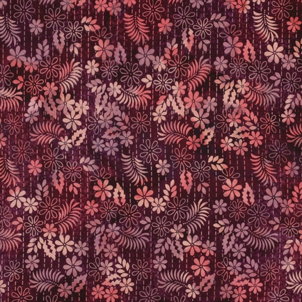 HANDCRAFTED BATIK VISCOSE CERISE (hover)