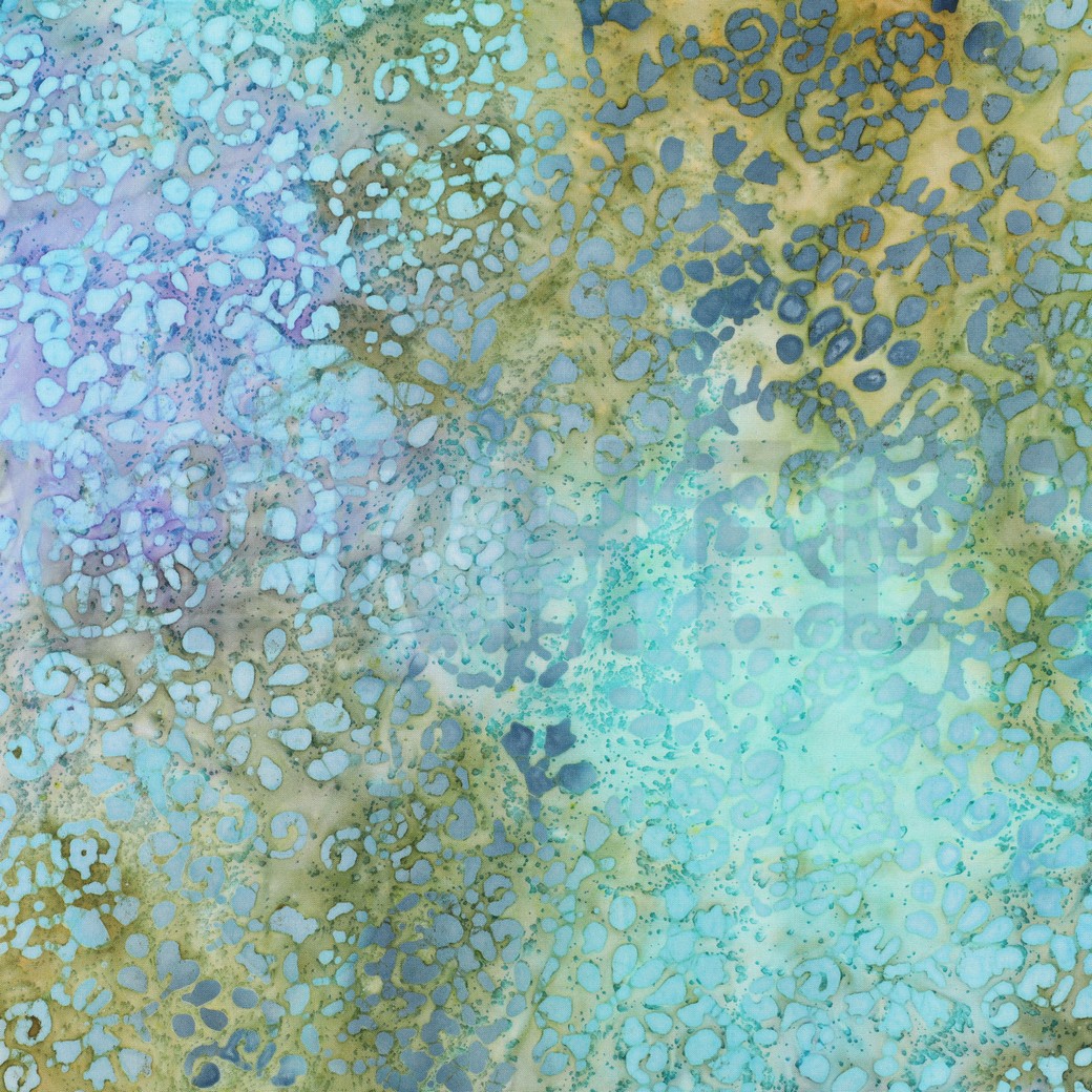 HANDCRAFTED BATIK VISCOSE TURQOISE