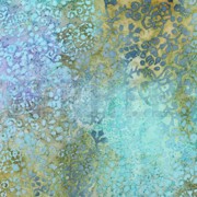 HANDCRAFTED BATIK VISCOSE TURQOISE (thumbnail)