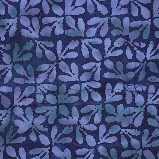 HANDCRAFTED BATIK VISCOSE NAVY #7