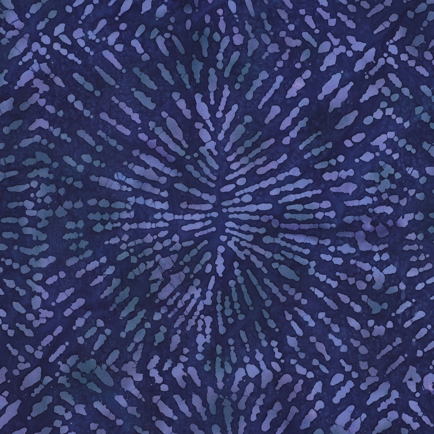 HANDCRAFTED BATIK VISCOSE NAVY (hover)