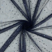 ROYAL TULE HEARTS NAVY (thumbnail)