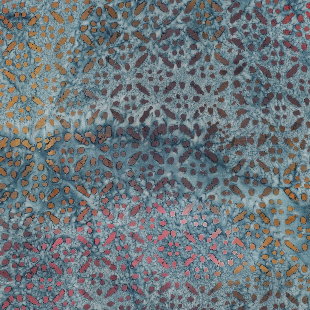HANDCRAFTED BATIK VISCOSE BLUE