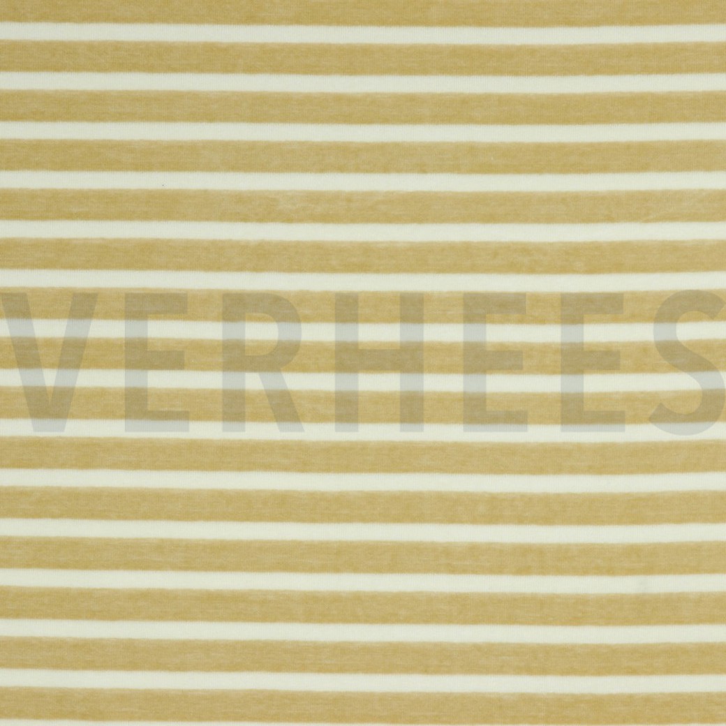 NICKY YARN DYED STRIPE SAND / ECRU