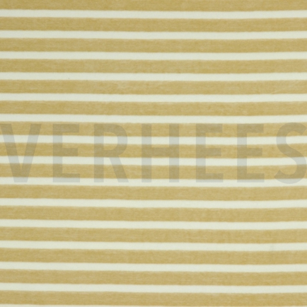 NICKY VELOURS YARN DYED STRIPES SAND / ECRU (hover)