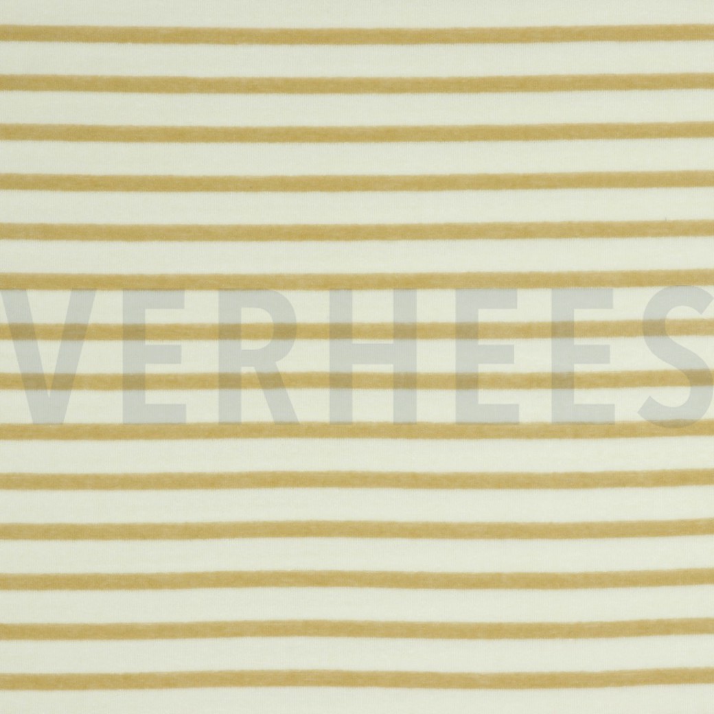 NICKY YARN DYED STRIPE ECRU / SAND