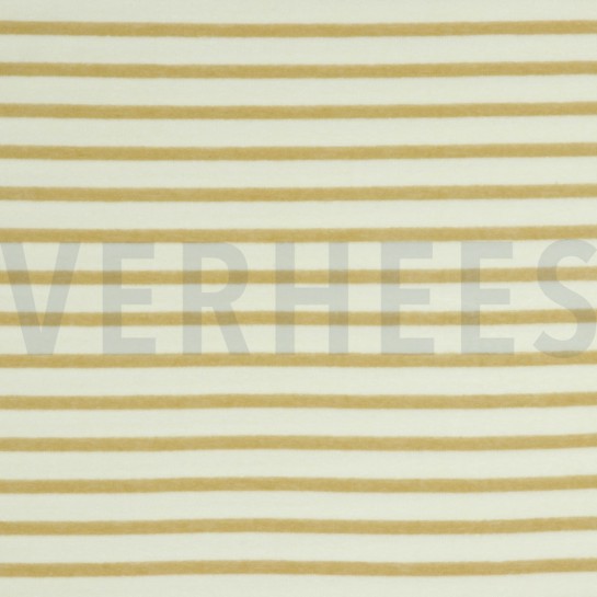NICKY VELOURS YARN DYED STRIPES ECRU / SAND #7