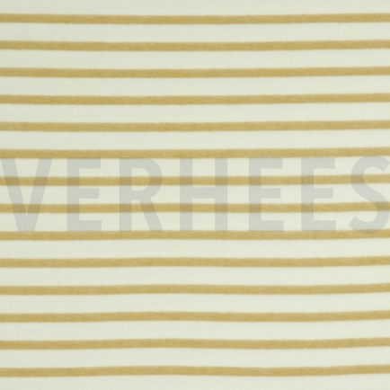 NICKY VELOURS YARN DYED STRIPES ECRU / SAND (hover)