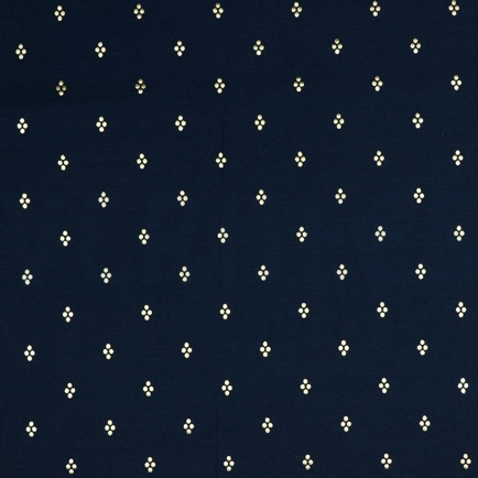 JERSEY FOIL DOTS NAVY (hover)