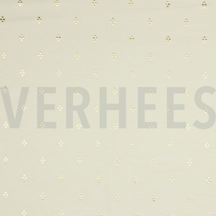 JERSEY FOIL DOTS SAND (hover)