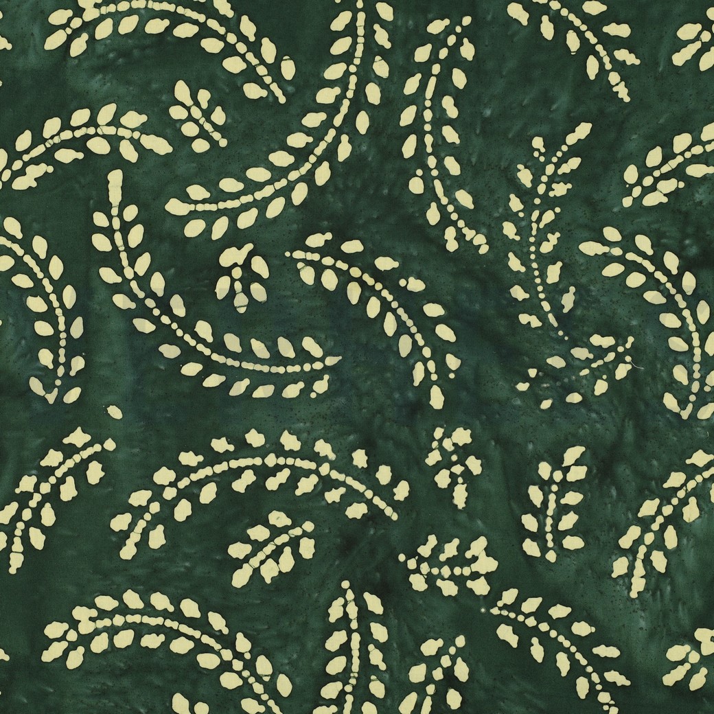 HANDCRAFTED BATIK COTTON GREEN