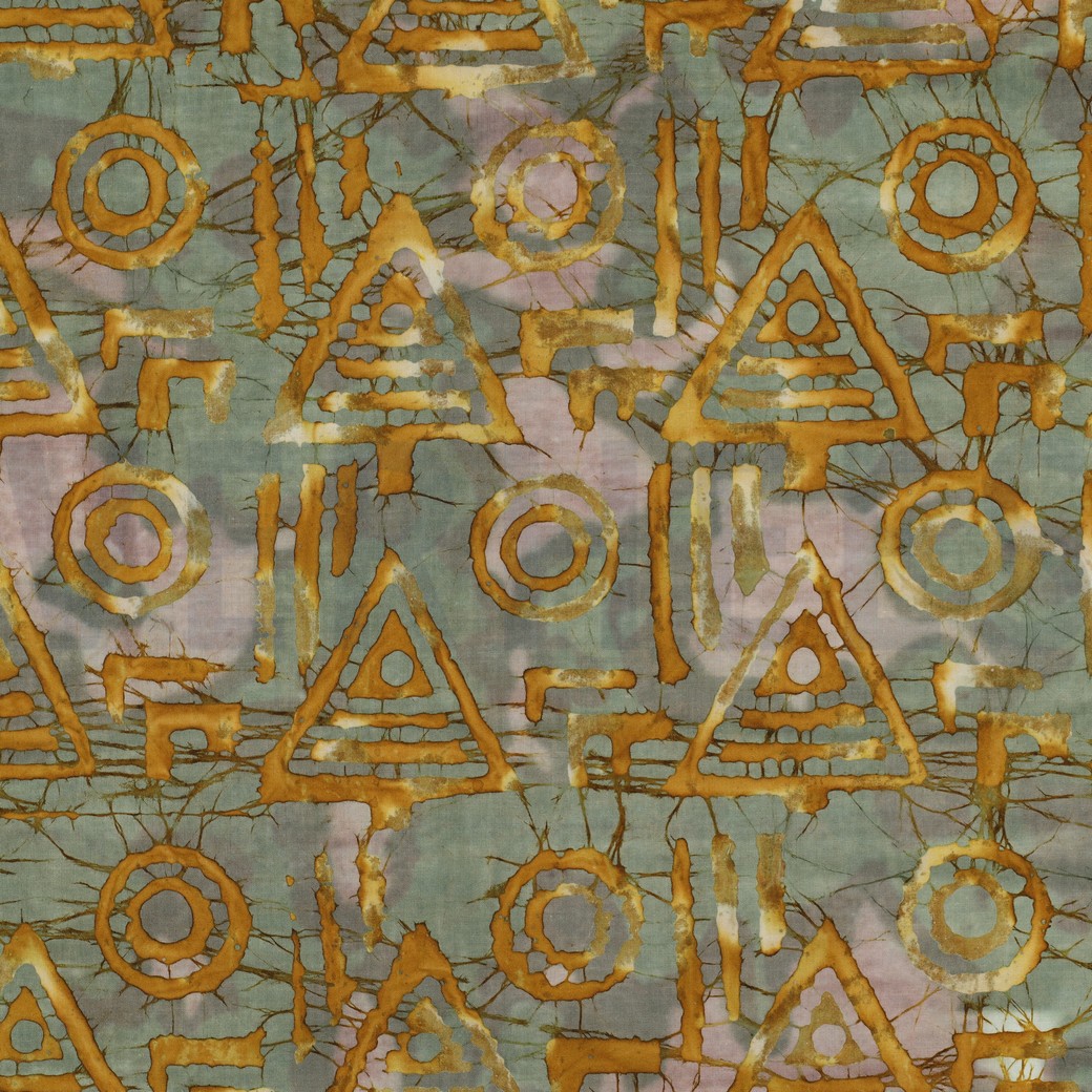 HANDCRAFTED BATIK COTTON OCHRE (hover)