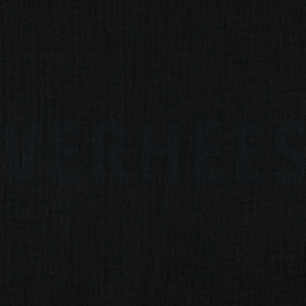 DOUBLE GAUZE GOTS BLACK (hover)