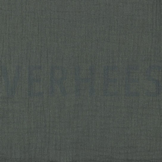 DOUBLE GAUZE GOTS DARK GREY #7