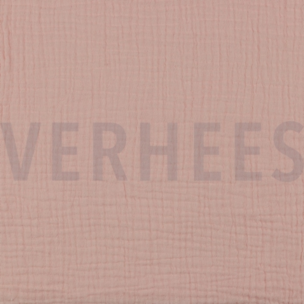 DOUBLE GAUZE GOTS OLD ROSE (hover)