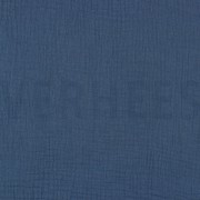 DOUBLE GAUZE GOTS INDIGO (thumbnail)
